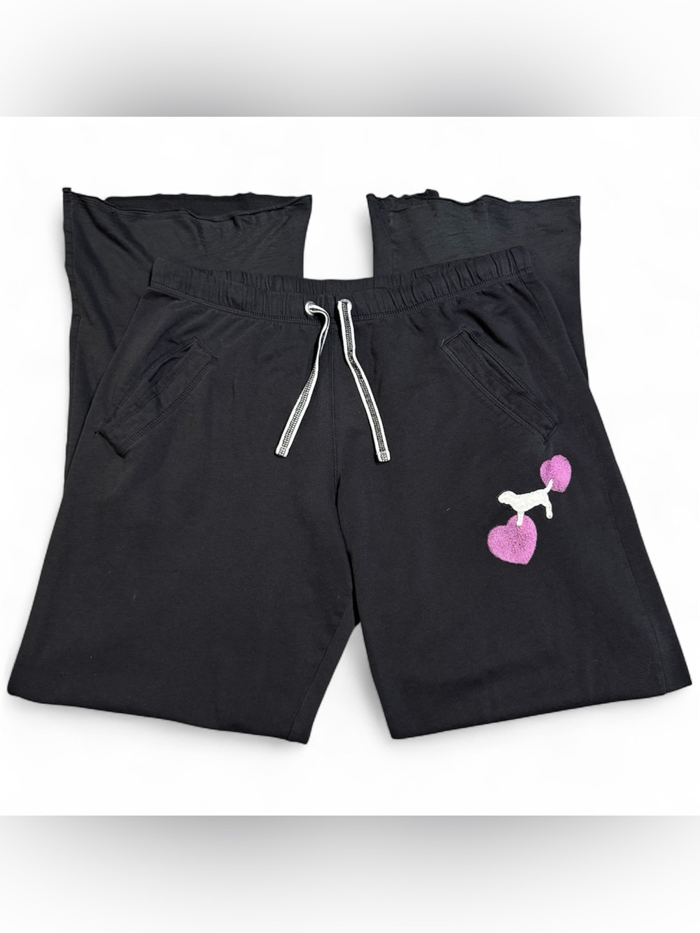 Victorias Secret PINK Vintage Y2K LOVE Diaper Butt Boyfriend Sweats Sweatpants S